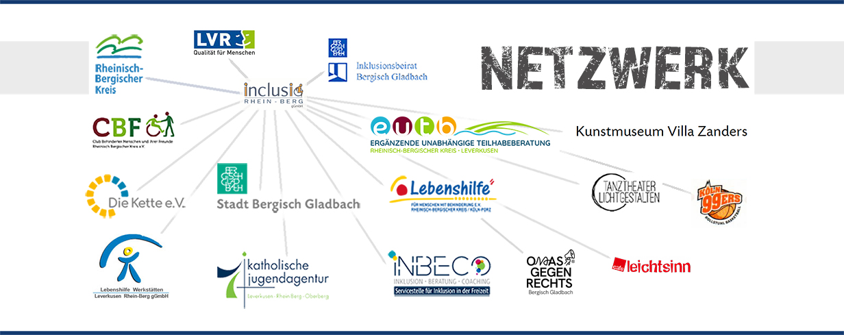 Netzwerk Logos Inklusion Bergisch Gladbach